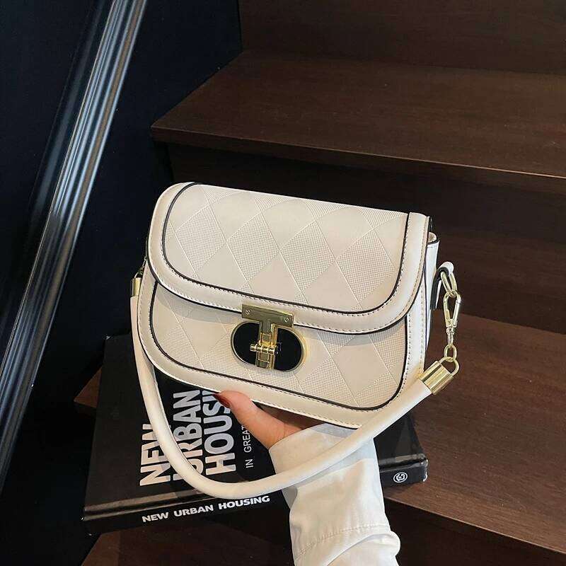 Paris Fashion Zipper Shoulder Stylish Retro Small Square Women S High Quality Leather Crossbody Bag