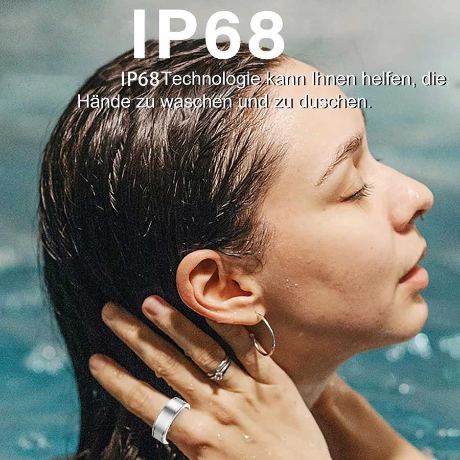 Little Meatball Health Fitness Tracker Smart Ring with Calorie/Blood Pressure/Sleep Monitoring IP68 for Pedometer Workouts W250819