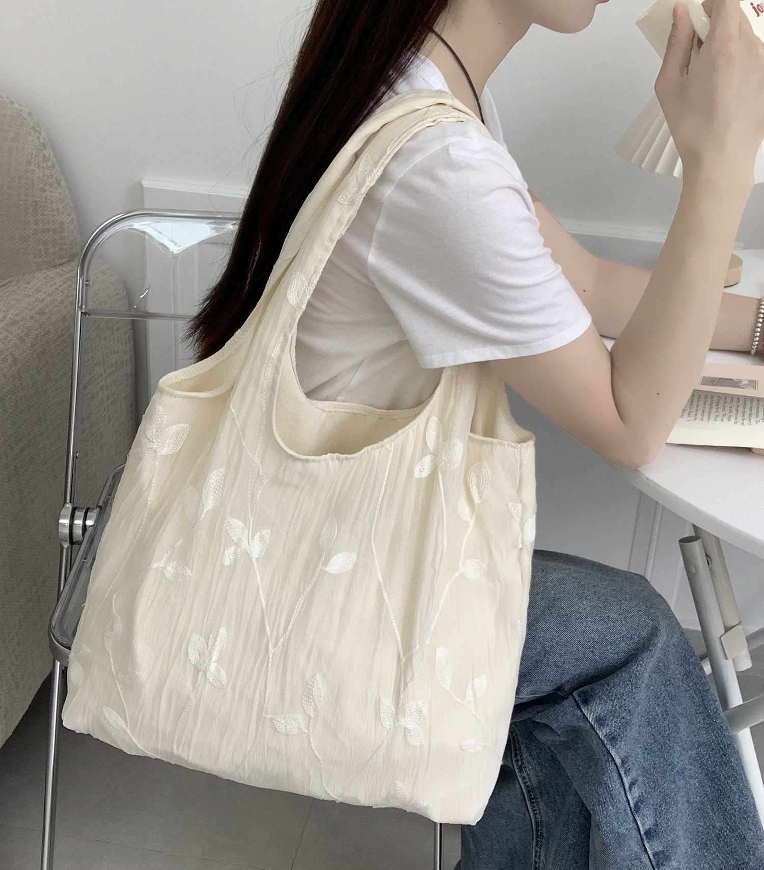 2025 Autumn Vintage New Chinese Shoulder Bag Elegant Art Canvas Handbag Women's Large Capacity Women's Crossbody Bag Designer Bag Women'