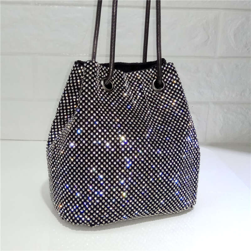 Designer Bag Tote Bag Shoulder Bag Muling New Casual Rhinestone Bucket Crossbody Fashion Inlaid Diamond Women S Single Shoulder Small Bag