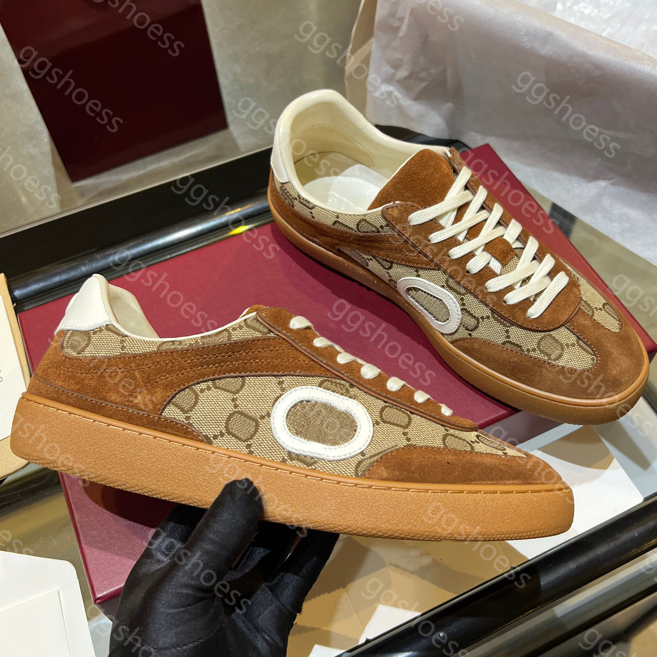 75 sneake Designer sneakers Women Men supple suede sneaker Genuine leather Low-top Flat shoes Leisure Runner