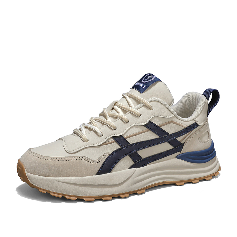 Summer trend, genuine leather soft sole dad shoes for men, 2025 new style, breathable and versatile sports leisure shoes