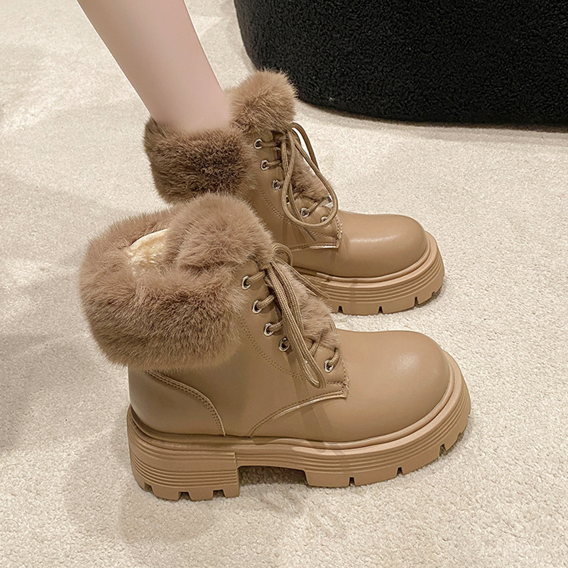 hot Free delivery designer woman cotton boots Snow boots with plush durable comfortable and fashionable cotton boots