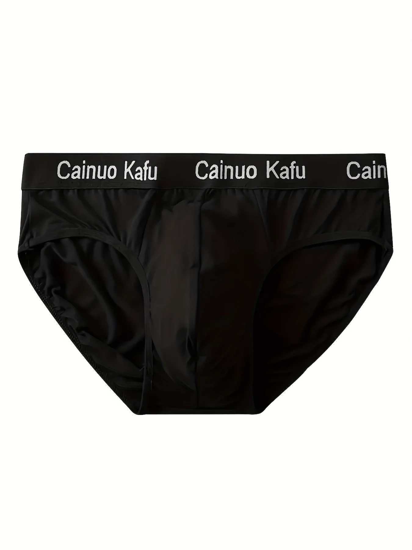 4PCS Breathable Mens Comfy Underwear Soft Stretchy Briefs Casual Plain Color Underpants W250819