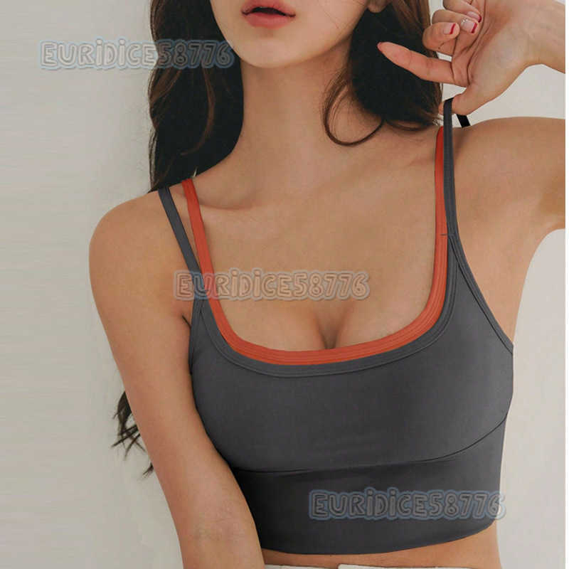 Sports Bra for Women Bare Sensation Beautiful Back Anti-sagging Fitness Sports Bra Shockproof Running Yoga Vest H250819