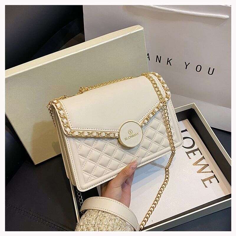 Xiaoxiang Wind Rhombic Chain Bag Women's Foreign Trade Best-selling Ladies underarm high-end niche shoulder bag handbag