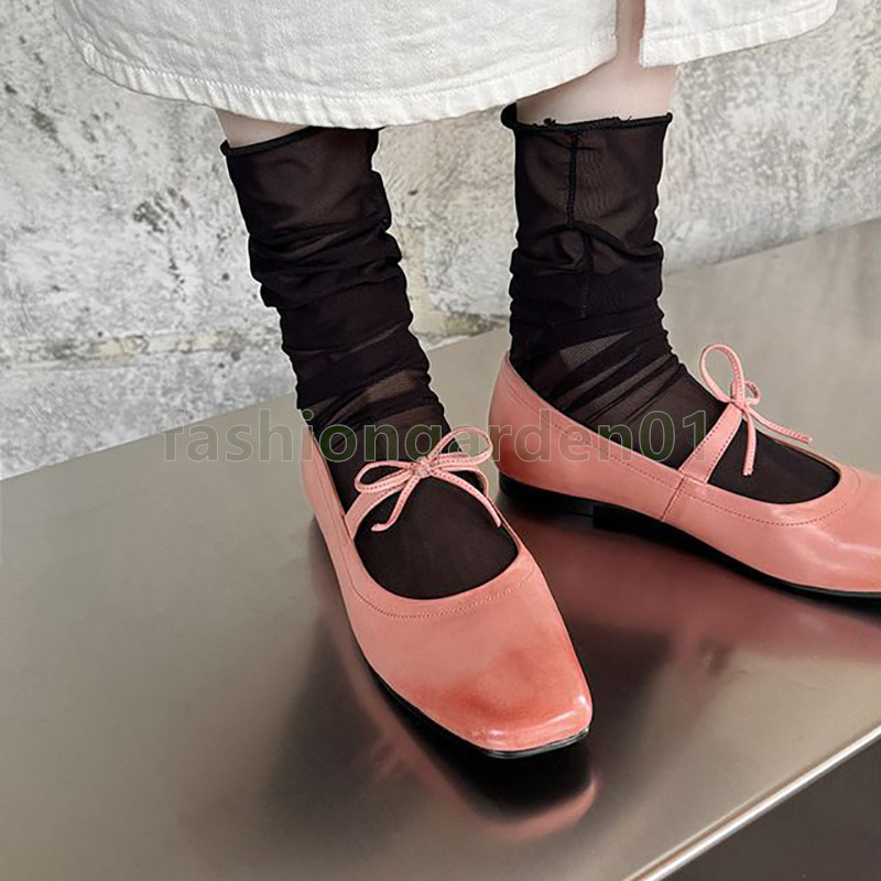 designer shoes bowknot ballet flats loafers womens spring summer fashion shallow mouth comfort soft non-slip mary jane shoes size 35-40