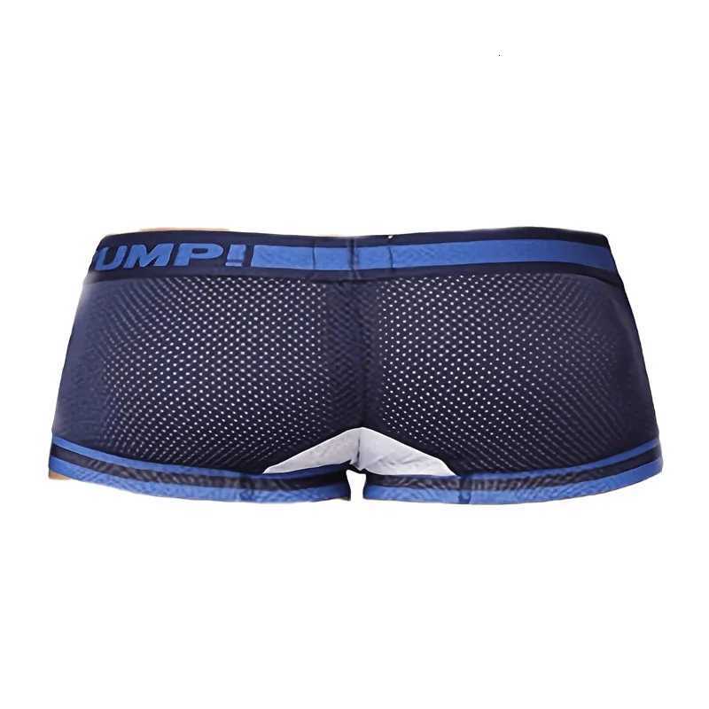 Sports Style PUMP Flat Leg Pants Perforated Mesh Breathable Hip Lifting Mens Four Cornered Pants W250819