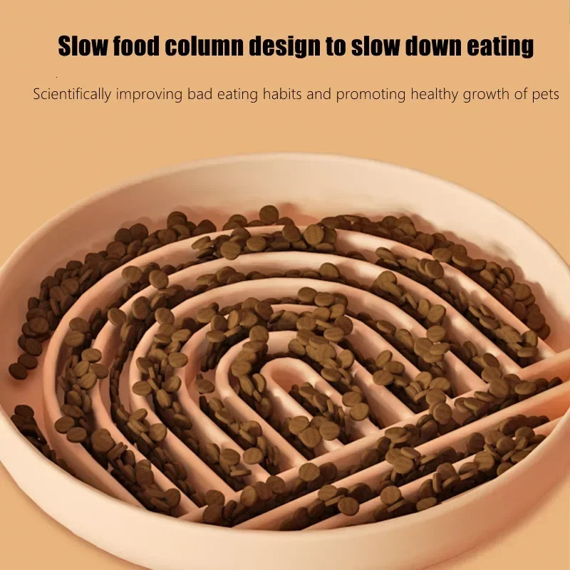 Slow Food Bowl Silicone Dog Lick Mat for Dogs Pet Slow Food Plate Non-sliping Pet Anti-choking Feeder Dog Food Bowl Pet Supplies 250813