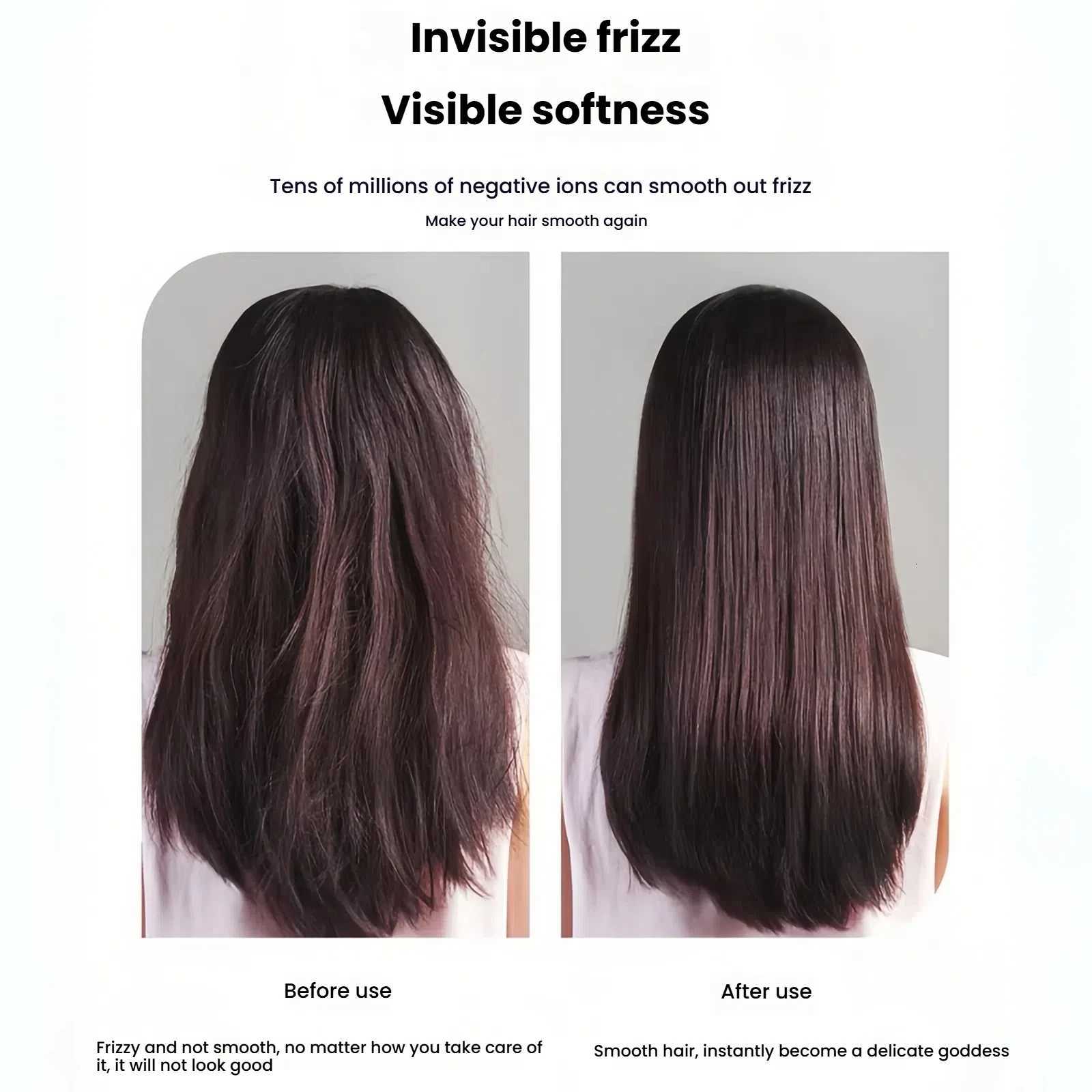 600W KONKA KG-60 Negative Ion Hair Dryer with 3 Heat Speed Settings Anti-Frizz Detachable Filter Portable Hook Smooth Hair Care W250819