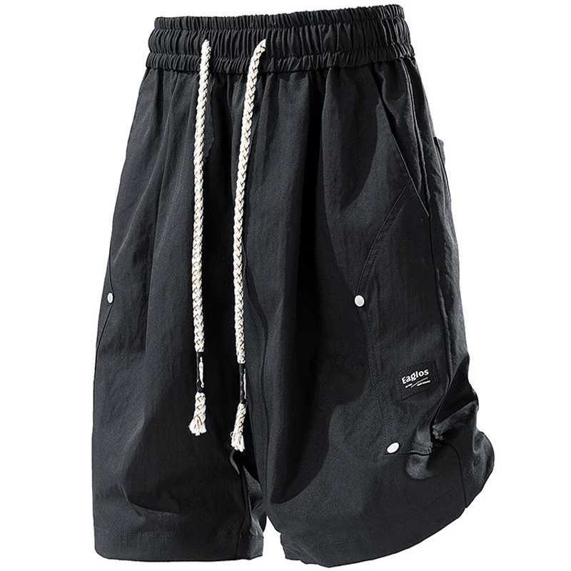 Shorts Men Summer New Mens Shorts Solid Color Cotton Casual Trousers Five Points Fitness Sweatpants Short 5839 Size 6XL 7XL 8XL W250819