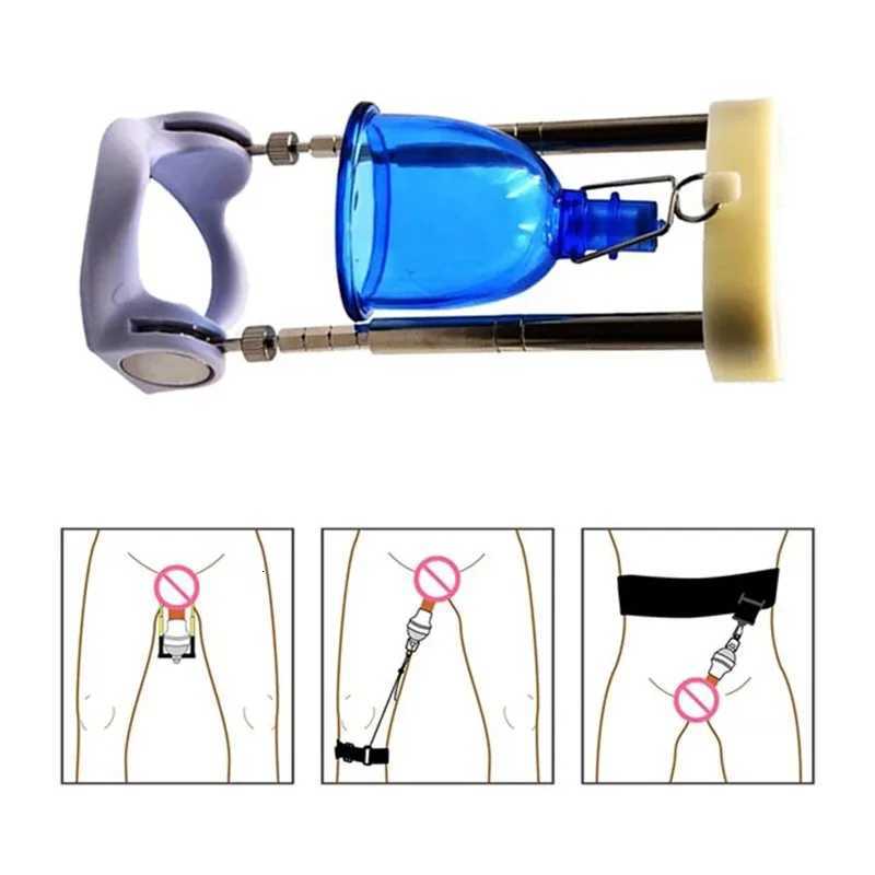 Silicone Sleeve Accessories Men Sex Toy Penis Pump Sleeve Penis Enlargement For Men Sex Toy Vacuum Negative Pressure Ribbed CupXJ250819