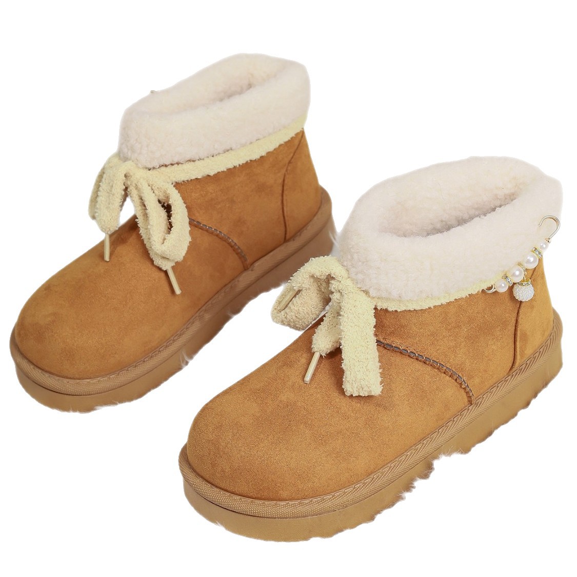 new Free delivery designer woman cotton boots Comfortable snow boots with short sleeves and plush outdoor winter boots