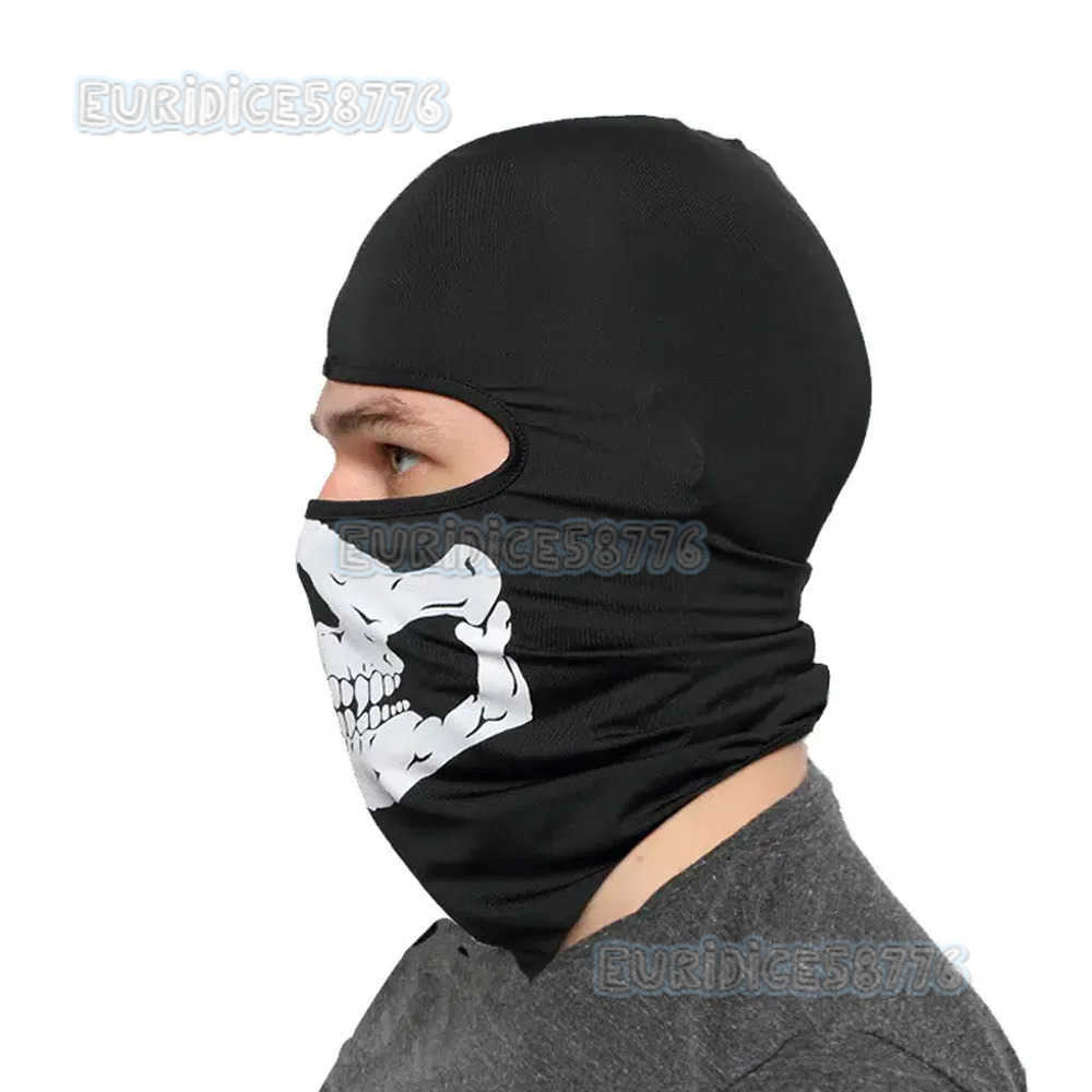 Breathable Face Masks Skull Mask Seamless Balaclava Mask Headwear Scarf Motorcycle Riding Men Hat Ski Caps H250819
