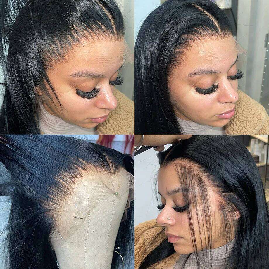 Straight Frontal HD Lace 13X6 Human 13X4 Transparent Front Wig Brazilian Hair Wigs For Women