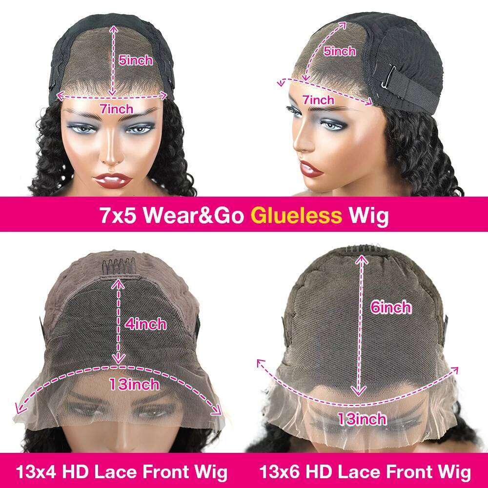 Glueless Highlight Body Wave Front Human Hair Wigs Colored Honey Brown 13X6 Frontal 7X5 HD Lace Closure Wig