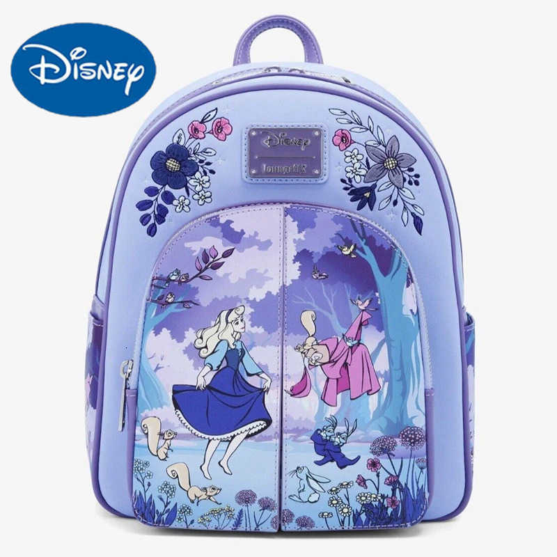 Disney Loungefly Sleeping Beauty 65th Anniversary Mini Backpack Princess Aurora Dancing Backpack W250819