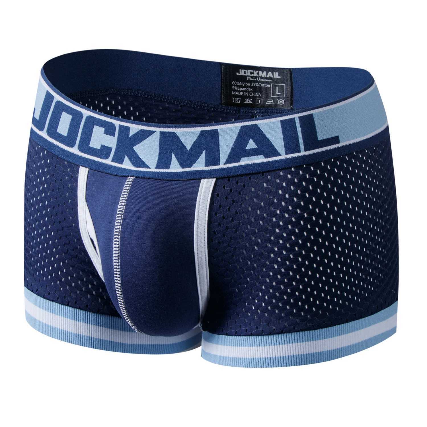 Mens Underwear Boxer Breathable Mesh Boxer Brief Male Underpants Sexy Panties Mens Bodysuit Trunks Quick Dry Sports Fitness W250819