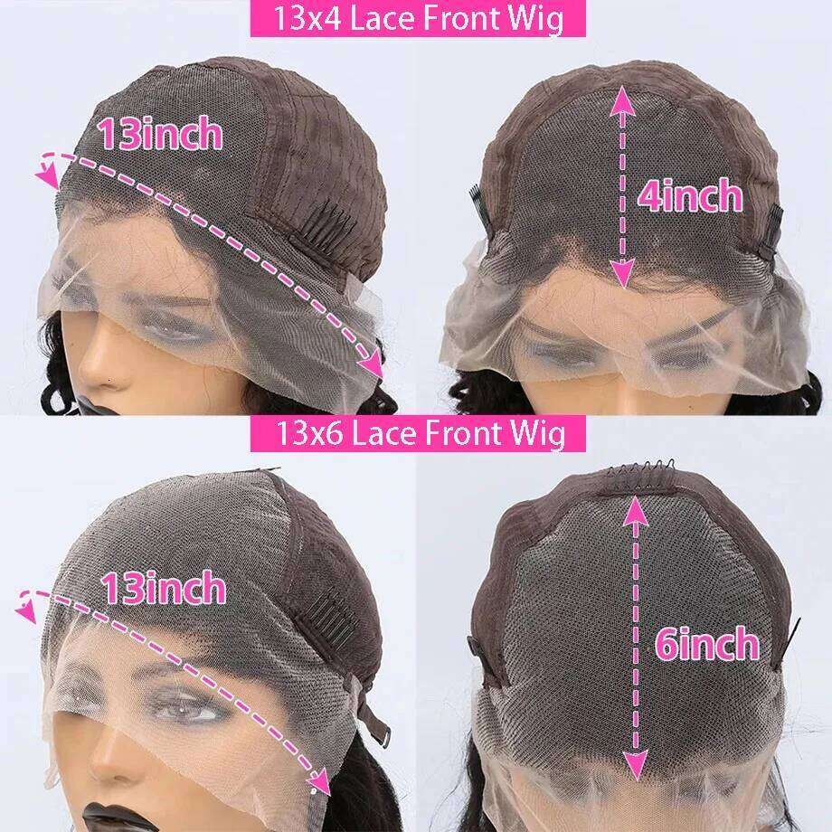 Straight Frontal HD Lace 13X6 Human 13X4 Transparent Front Wig Brazilian Hair Wigs For Women