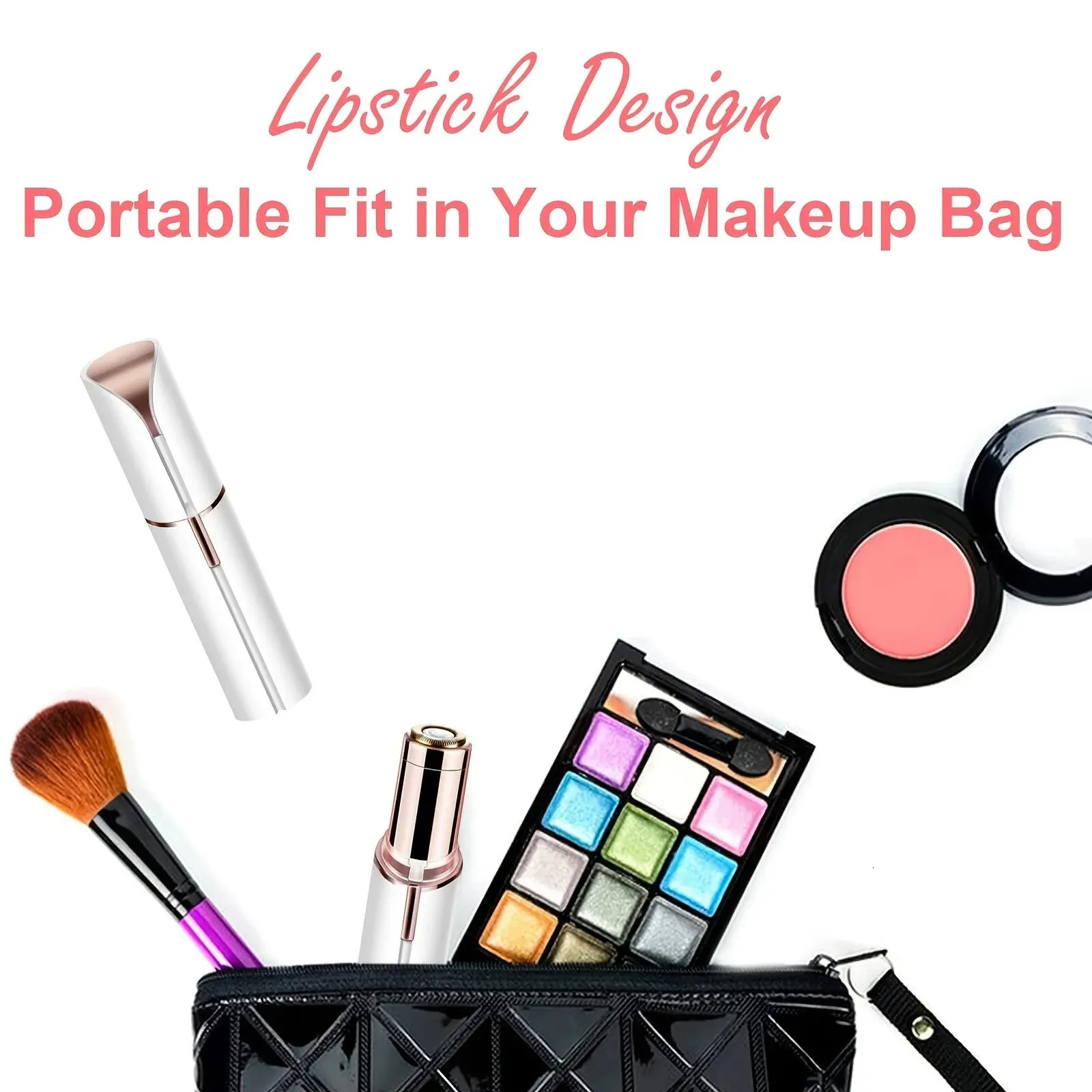 Portable Lipstick Shaped Electric Hair Remover For Women Painless And Effective Facial Hair Removal Home Razor Shaver Tool 250818