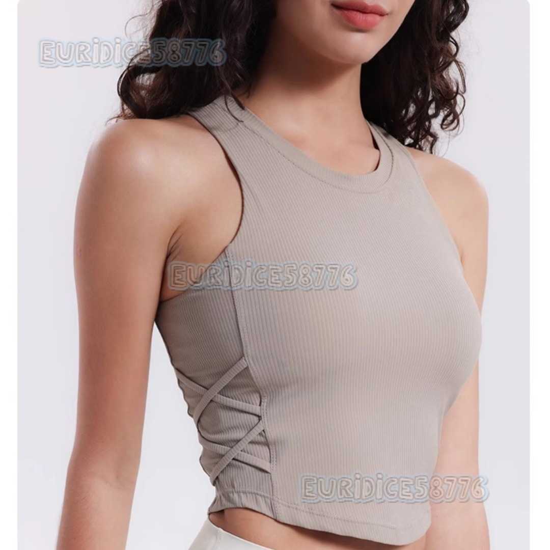 Yoga Vest Outer Wear Fitness Bra Top for Women New Summer High-intensity Sports Bra for Women Shockproof Running Gathered H250819