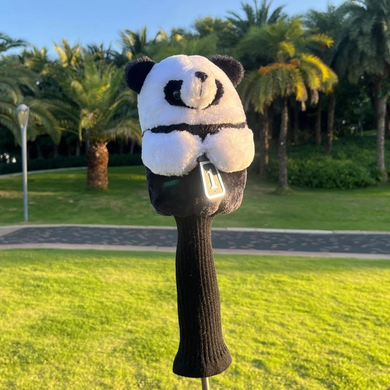 Cartoon Animal Golfing Club Head Cover Plush Golfing Driver Headcover Golfing Head Cover Golfing Club Accessories 250819