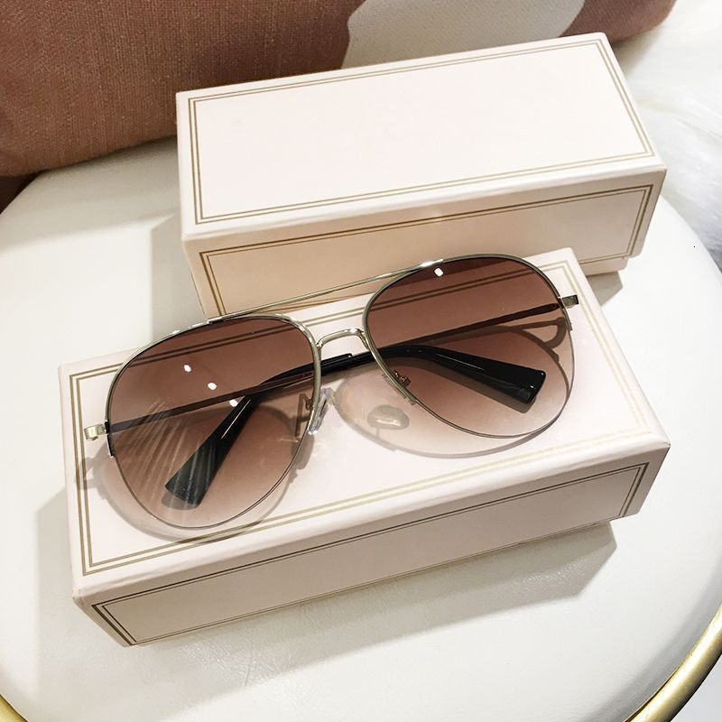 European And American Ins Style Sunglasses Men's Pilot Toad Mirrors Avant-garde Fashion Sunglasses Sun Protection Sunglasses
