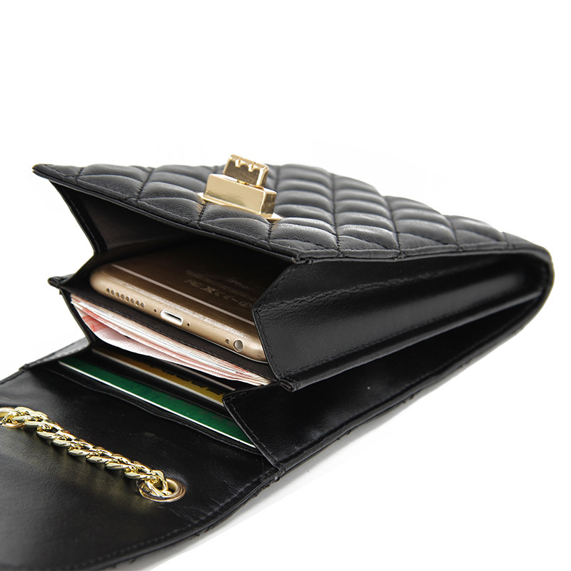 Free shipping designer Korean Version Top Layer Sheepskin Versatile Crossbody Bag for Women Summer Large Capacity Phone Bag Ladies Fashion Vertical Sh