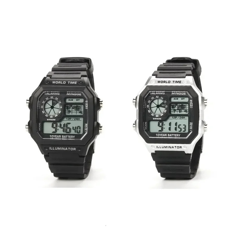 Military Digital Watches Men Sports Luminous Chronograph Waterproof Ultra-thin Male Electronic Wrist Watches Relogio Masculino 250819
