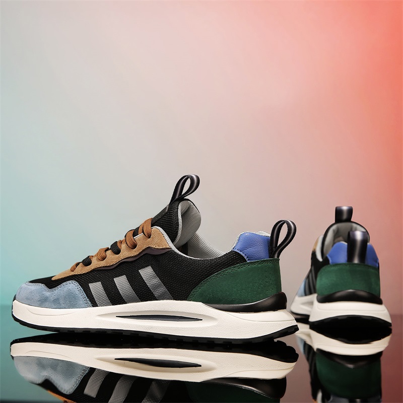 TAKE A SELFIE TAS Men's Mesh Comfortable Running Shoes Versatile Forrest Gump Sports Shoes Breathable Casual