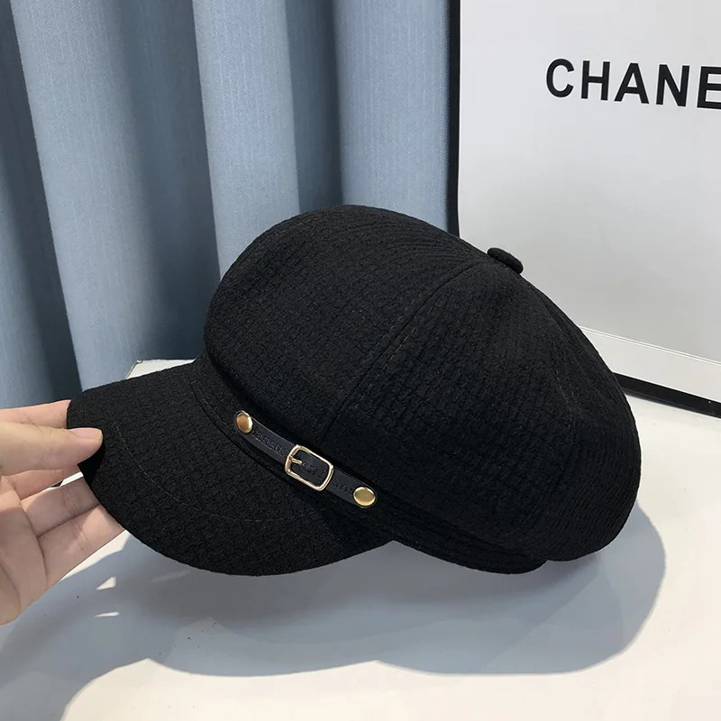 Fashion Winter Women Berets Female Retro boinas Berets caps for women hats Bonnets Hats for Women Octagonal sboy Hat 250819