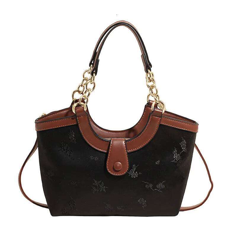 Chain Strap Handbag For Women Trendy Shoulder Bag Spacious Crossbody Purse Versatile Tote Work College Shopping