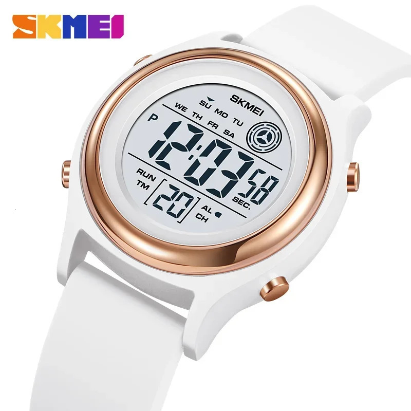 SKMEI Waterproof Shockproof Sport Countdown Watches Digital Wristwatch for Women Stopwatch Lady Girl Relojes 2094 250819