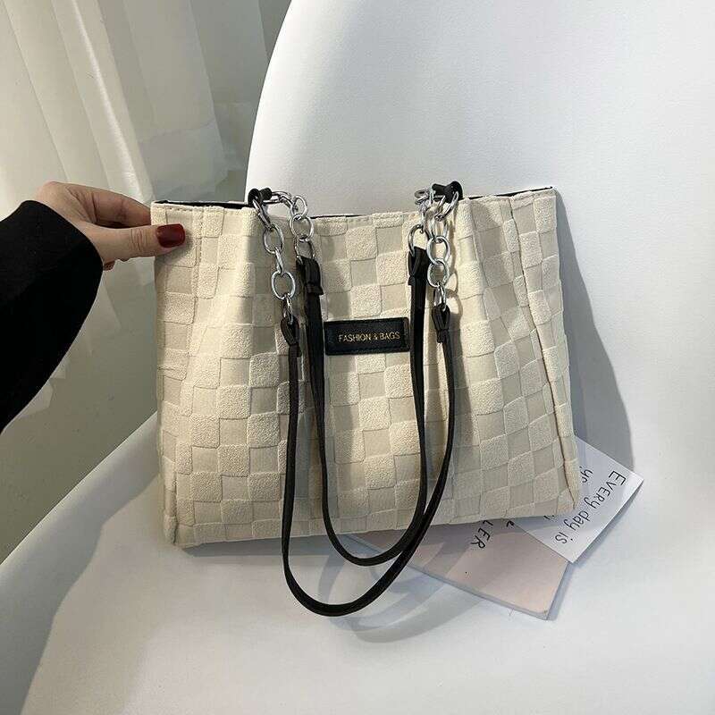 Large Capacity Ladies Fashion Trend Shoulder Bag, Casual Handbag, Multifunctional Commuter Tote Bag