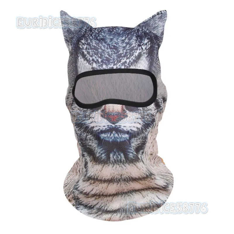 Suitable for Outdoor Sports Cycling Fishing Halloween Thin and Breathable Ice Silk Quick-drying Head Cover Unisex Sunscreen Mask H250819