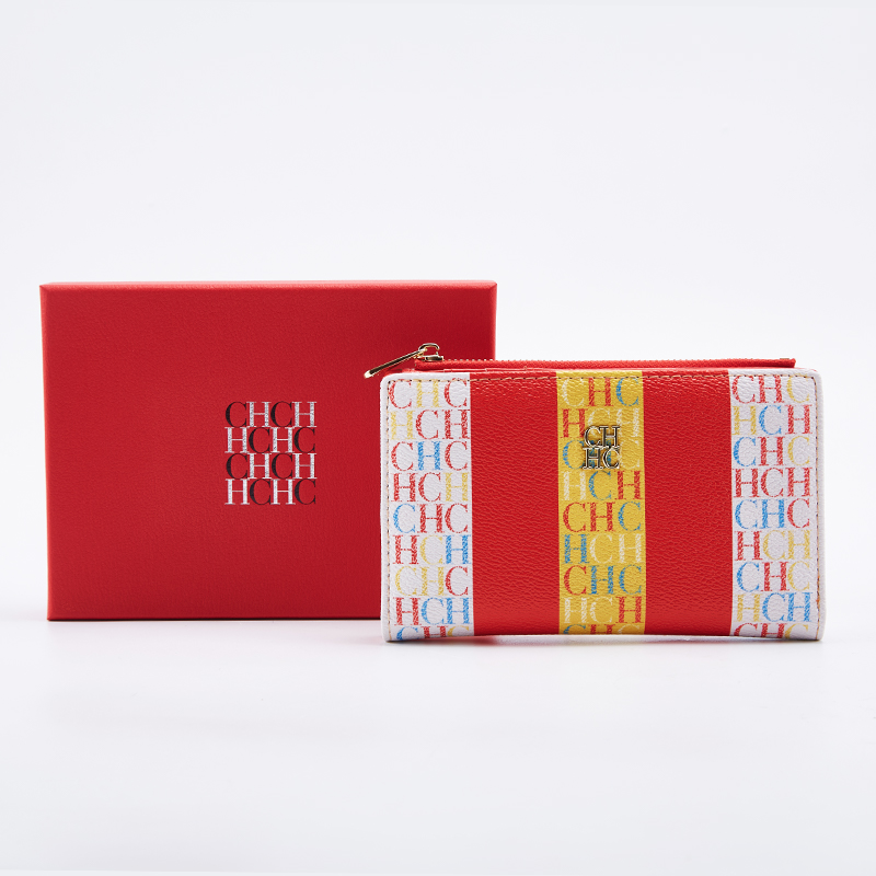 Women's Wallet Fashion Letter Cartoon Pattern Classic Retro Long Storage Wallet PVC Material Women's Wallet