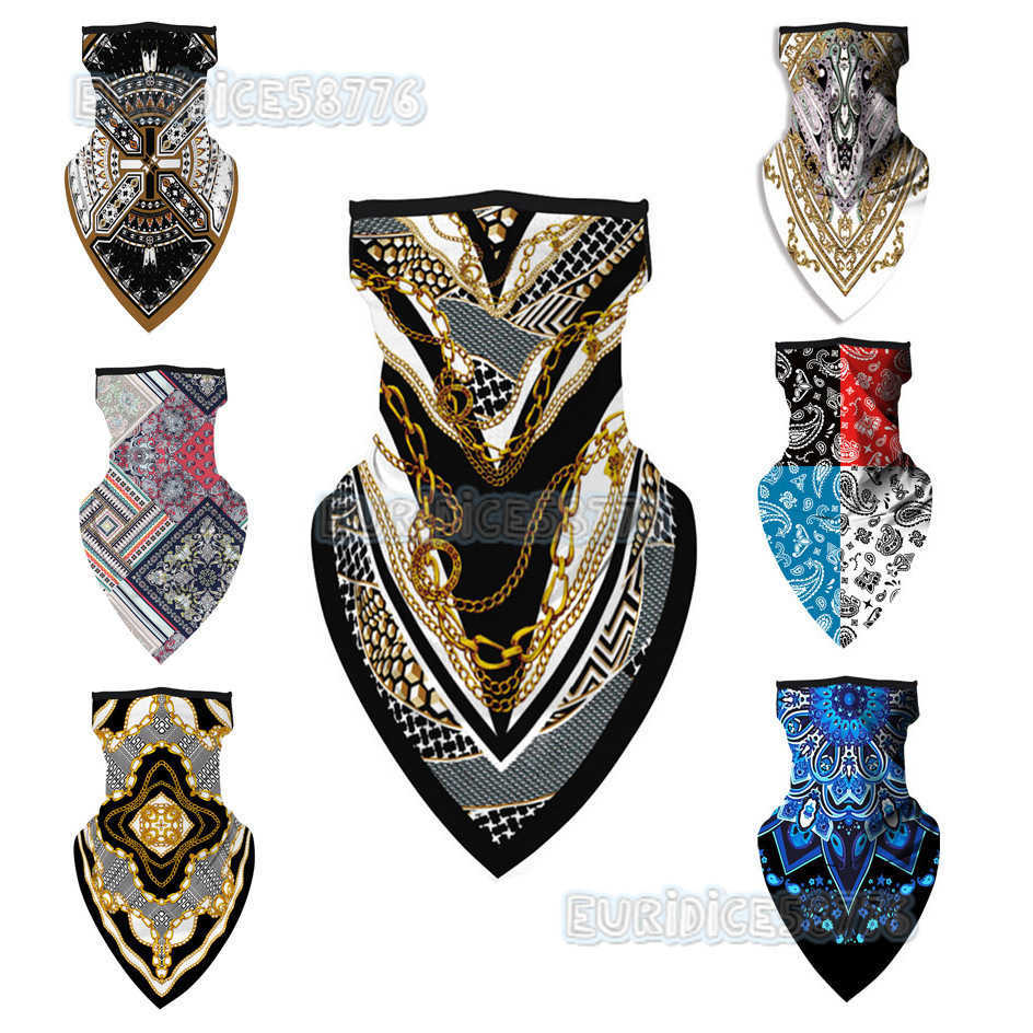 Style Adult Ear-hanging Versatile Headscarf Sun Protection Anti-slip Casual Sports Accessory H250819