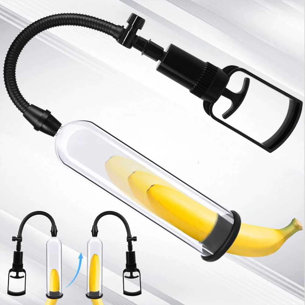 Manul Penis Pump Penis Extender Penis Enlargement Enhancer Sex Toys for Men Male Masturbator Vacuum Pump Dick Trainer Massager XJ250819