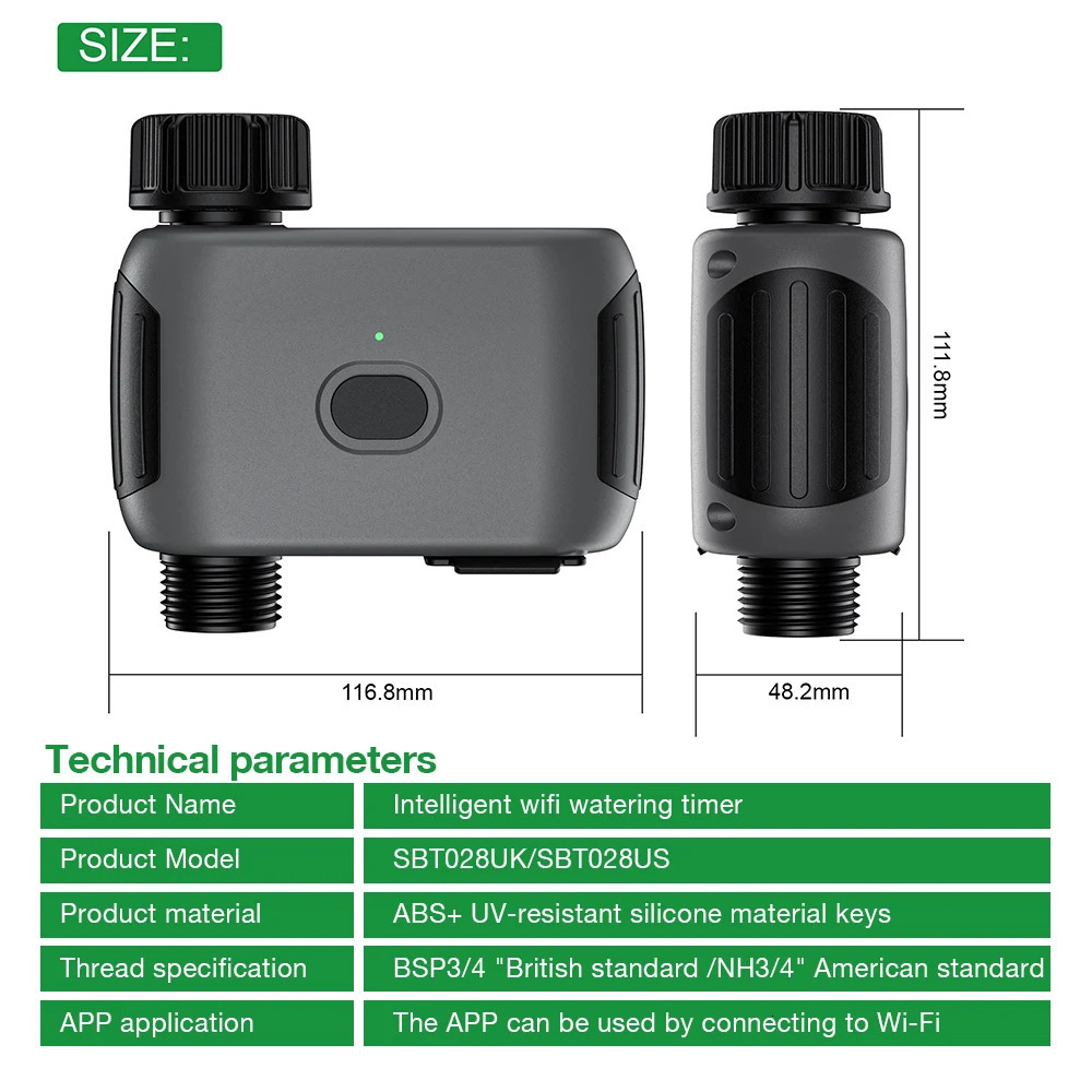 WiFi Smart Irrigation Garden Sprinkler Timer Water Irrigation Timer Smart Watering System WiFi Smart Water Timer 250805