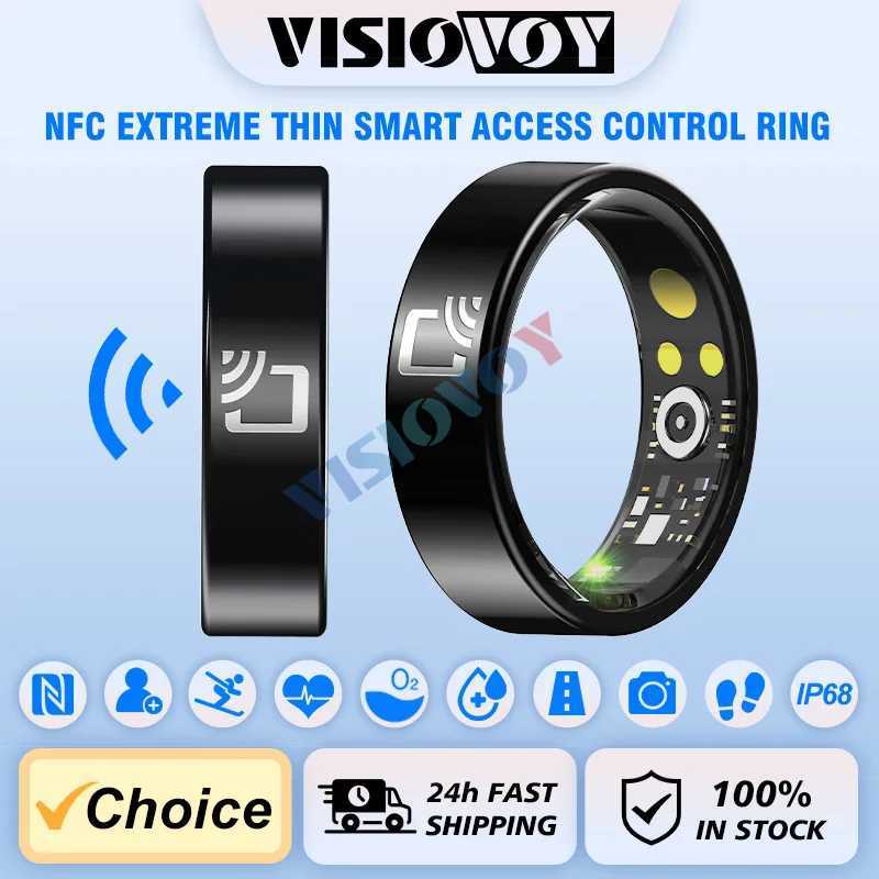 Visiovoy Smart Ring with NFC for Men and Women You Health and Sleep Monitor 5ATM Water Resistant Multi-Sport Mode W250819