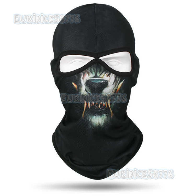 3D Animal Hood Hat for Men Outdoor Balaclava Motorcycle Ski Mask Windproof Neck Warmer Full Face Shield Cycling Protect H250819