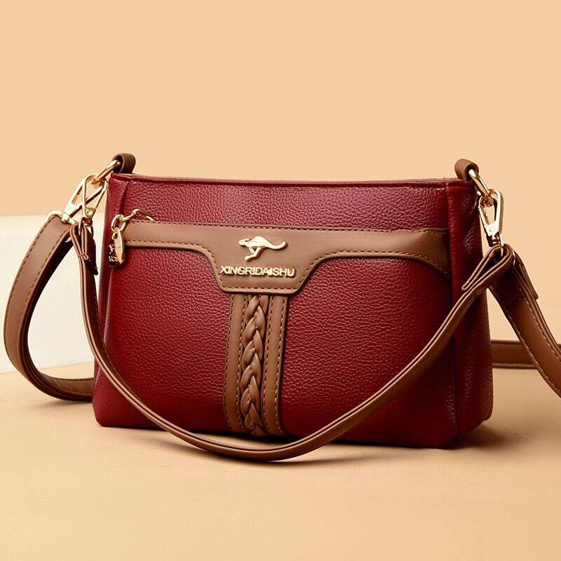 New 2024 Crossbody Middle aged Women's Mom Small Square Bag Single Shoulder Handbag