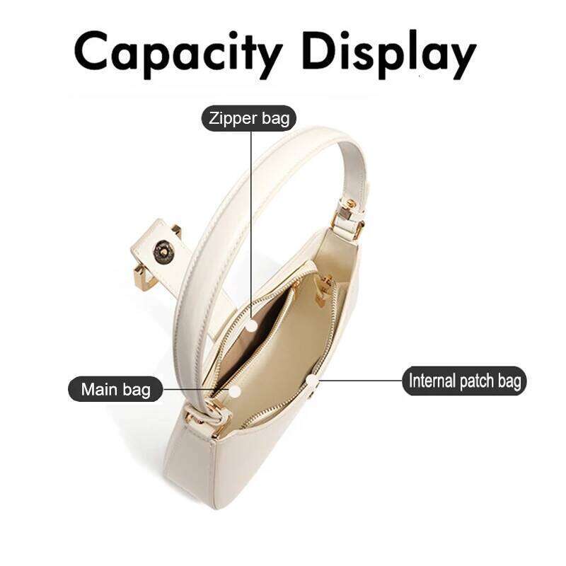 Women S Underarm Saddle Girls Designer Joker Shoulder Messenger Bag Ladies Daily Using Split Leather Handbag