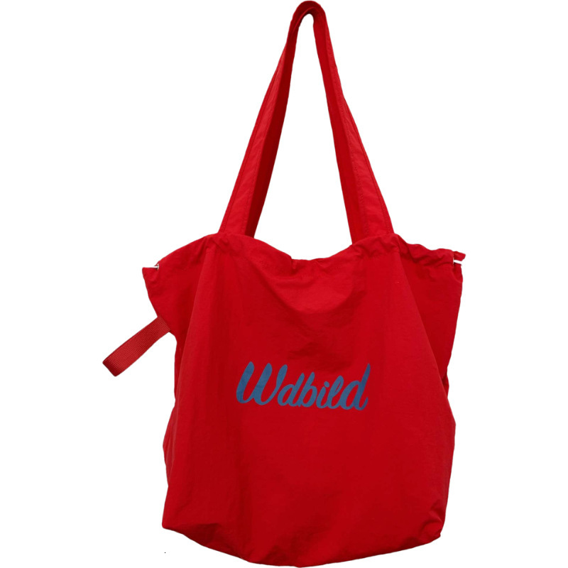 2025 Autumn Women's Casual Handbag Drawstring Canvas Bag Commuter Lightweight Handbag Large Capacity Shoulder Bag Women's Crossbody Bag Desi