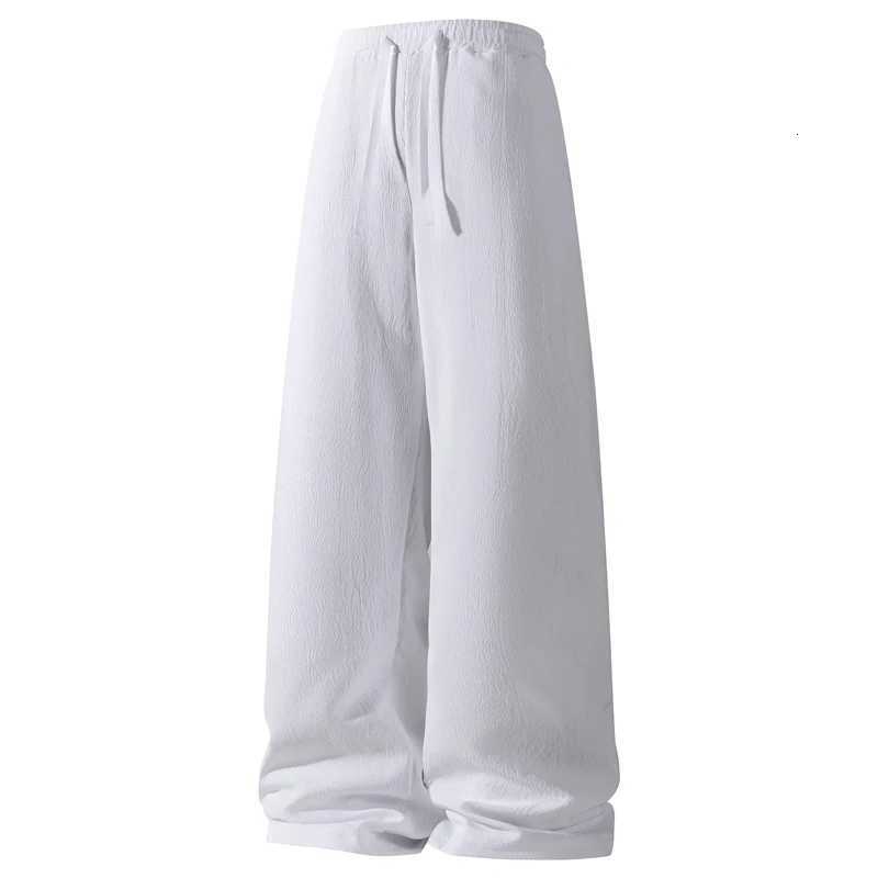 New Mens Breathable Sweatpants Fashion Solid Color Cotton Casual Pants Joggers Streetwear Loose Lightweight Thin Pants Men W250819