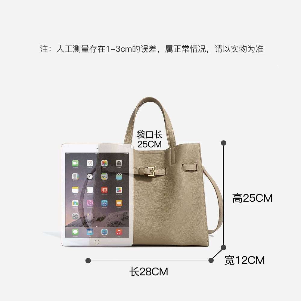 New Arrivals Top Layer Cowhide Leather Tote For Women Large Capaci Commuter Bag Handheld Diagonal Briti Sle