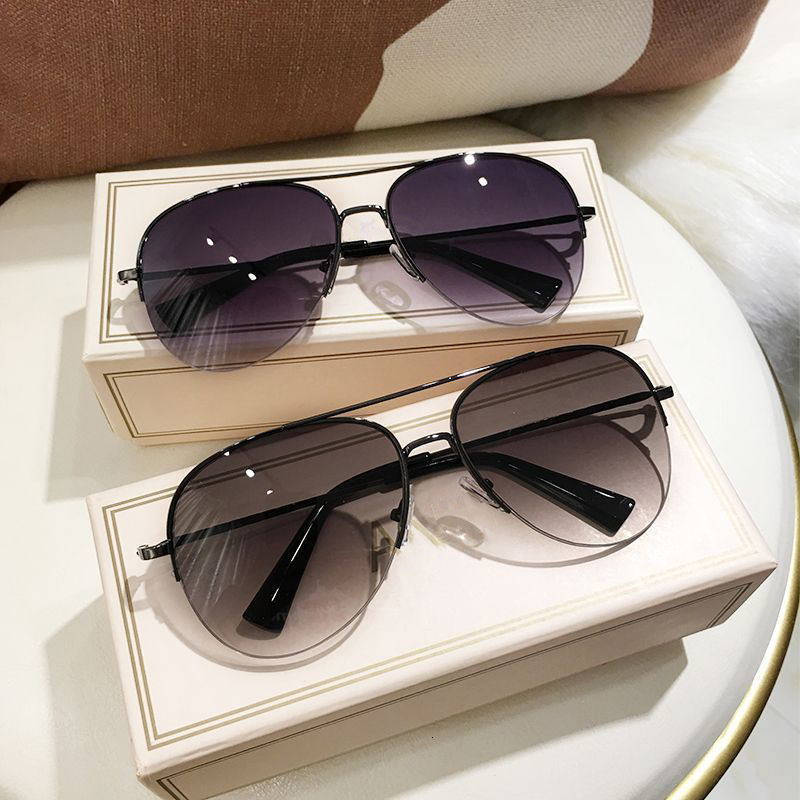 European And American Ins Style Sunglasses Men's Pilot Toad Mirrors Avant-garde Fashion Sunglasses Sun Protection Sunglasses