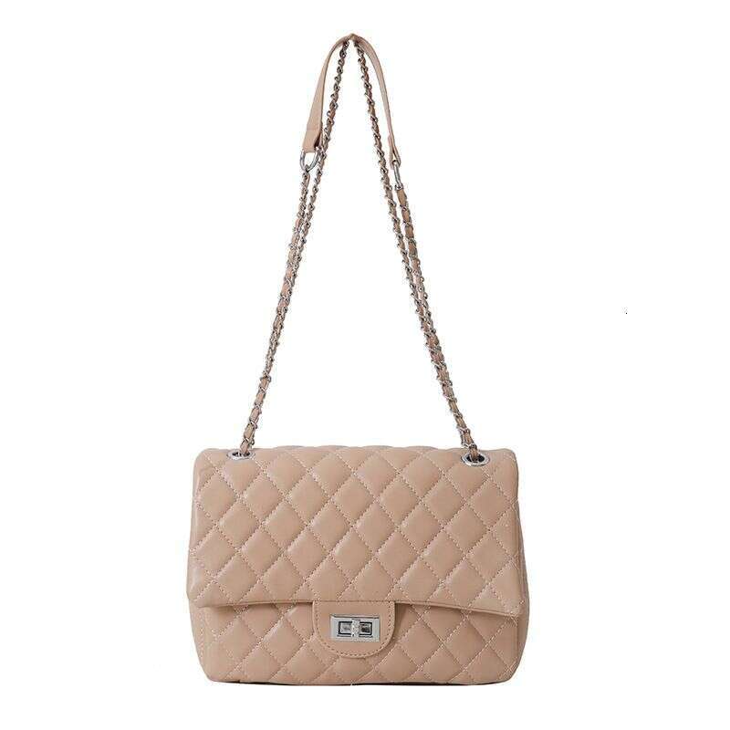 French dia grid chain small square with niche design, high-end Korean version, large capacity single shoulder