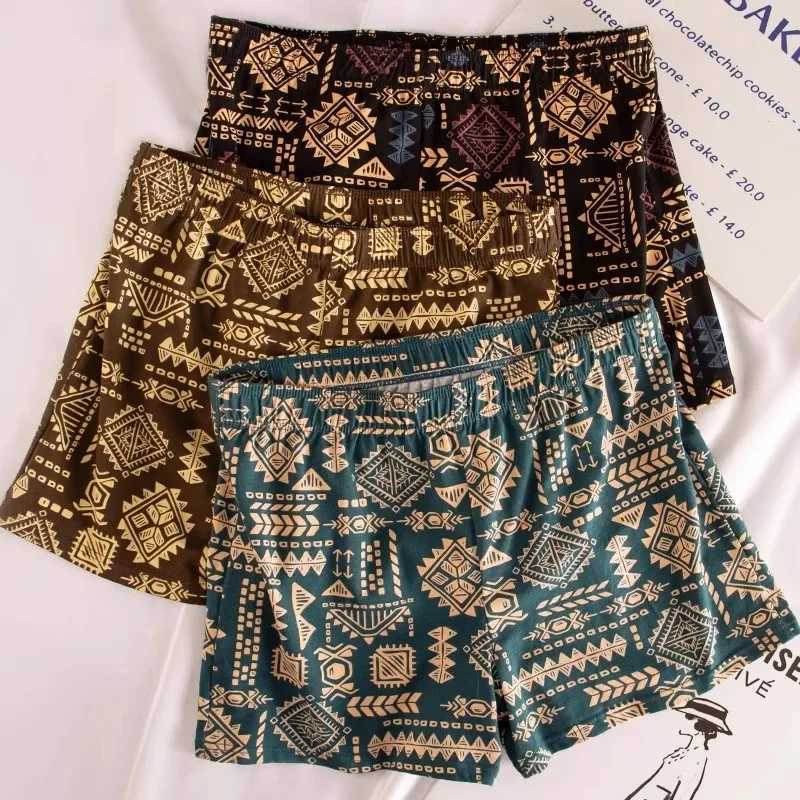 Cotton Mens Underwear Arrow Pants Light American Retro Ethnic Style High-Grade Breathable Summer Boxers Comfortable W250819