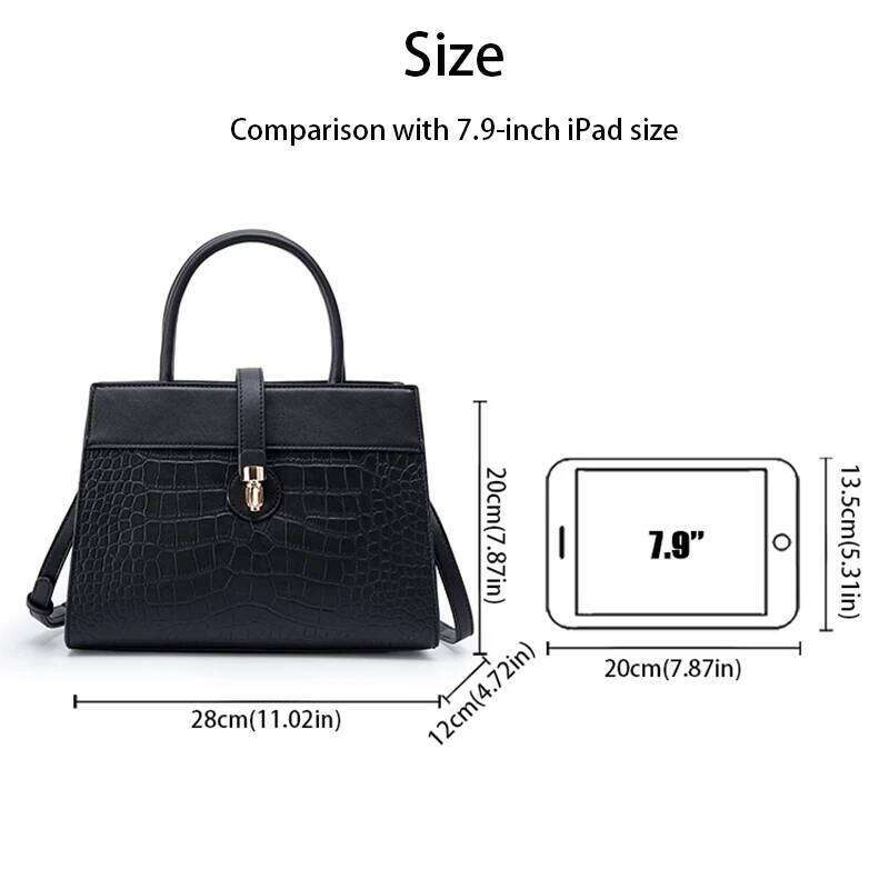 Designer Bags Tote Bag For Women Faux Leather Crocodile Print Senior Large Capacity Single Shoulder Crossbody New Handbag Top Handle Satchel Luxury Ba